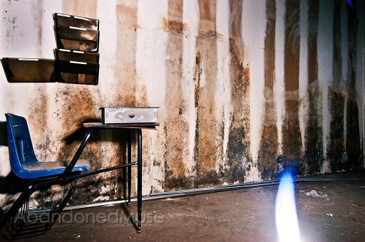 Ft Laud Hosp 6-1.jpg - This room was also pure black. But I loved the pattern the mold had made. I stopped breathing for like 4 minutes while shooting this.  I couldn't really see what I was shooting so this was a shot based on faith and a vision. This is my favorite shot.